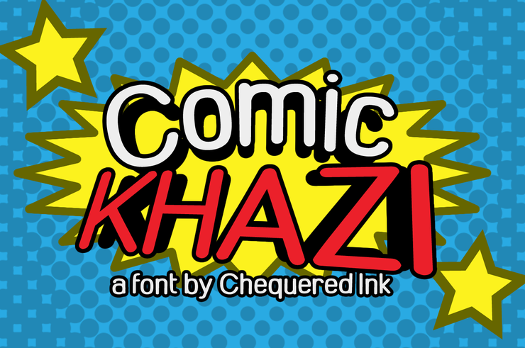 Comic Khazi字体 1