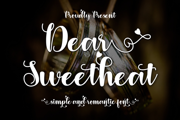 Dear Sweetheart字体 1