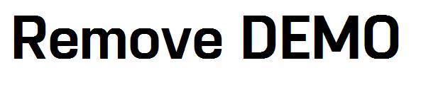 Remove DEMO字体