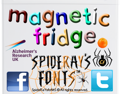 MAGNETIC FRIDGE字体 2