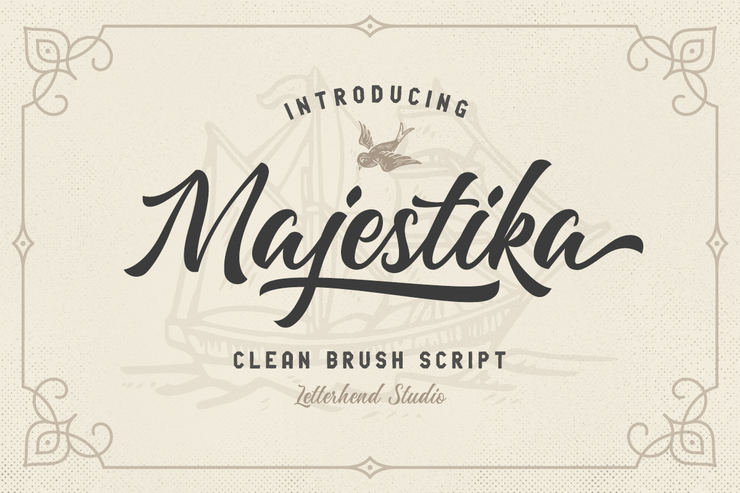 Majestika Script字体 1