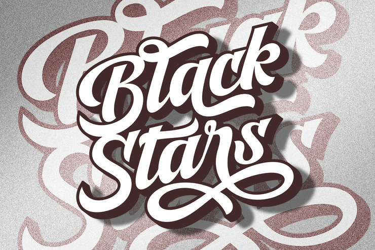 Black Stars字体 5