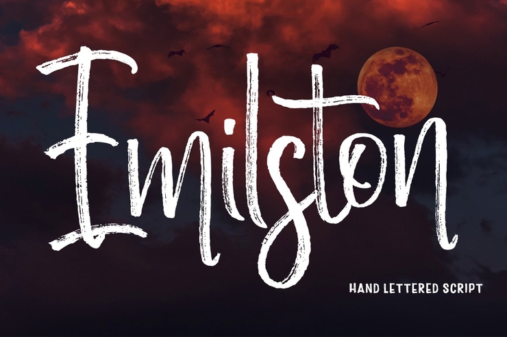 Emilston Brush Script字体 3