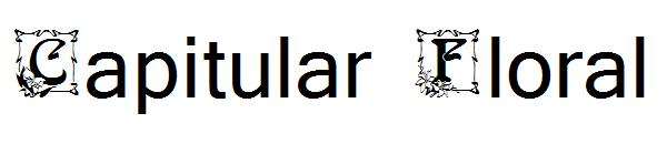 Capitular Floral字体