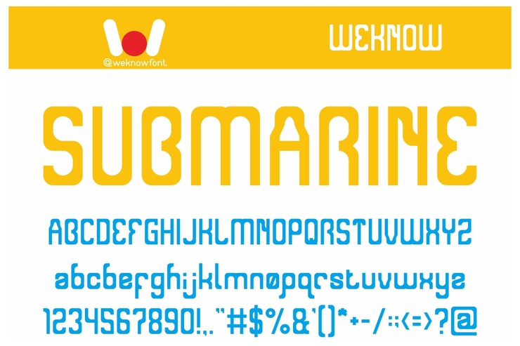 Sub Marine字体 1