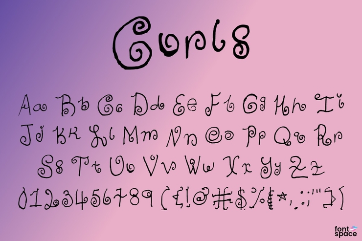 Curls Delight字体 1