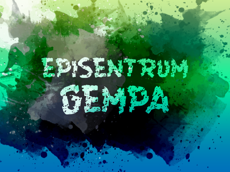 e Episentrum Gempa字体 1