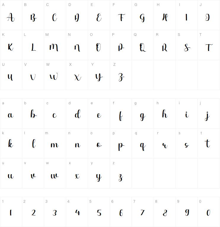 Leutgard Mathilda字体