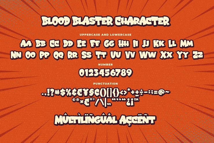 Blood Blaster字体 8