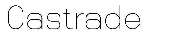 Castrade字体