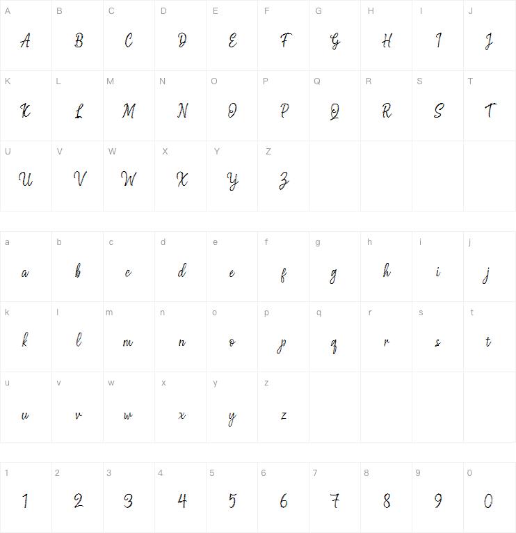 Flowergarden字体