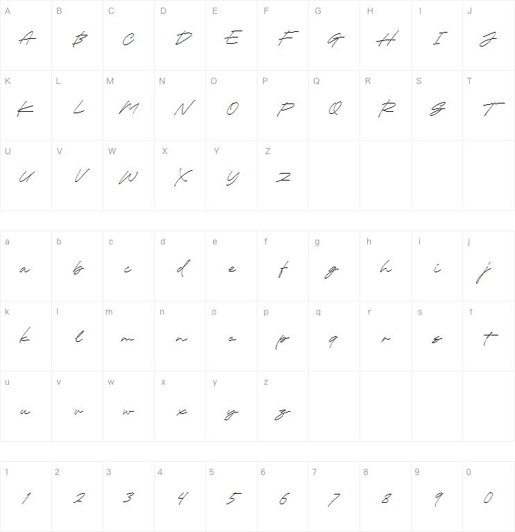 Gardena Holmes Script字体