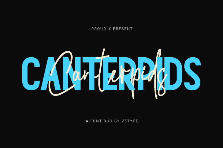 Canterpids Signature字体 1