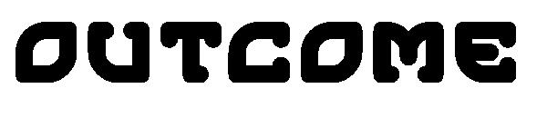Outcome字体