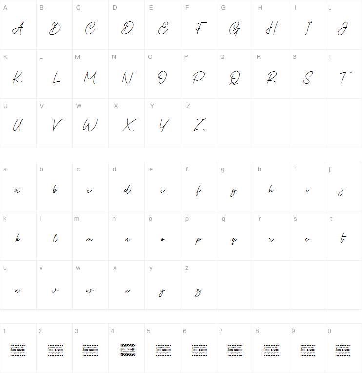 Highpath Signature字体