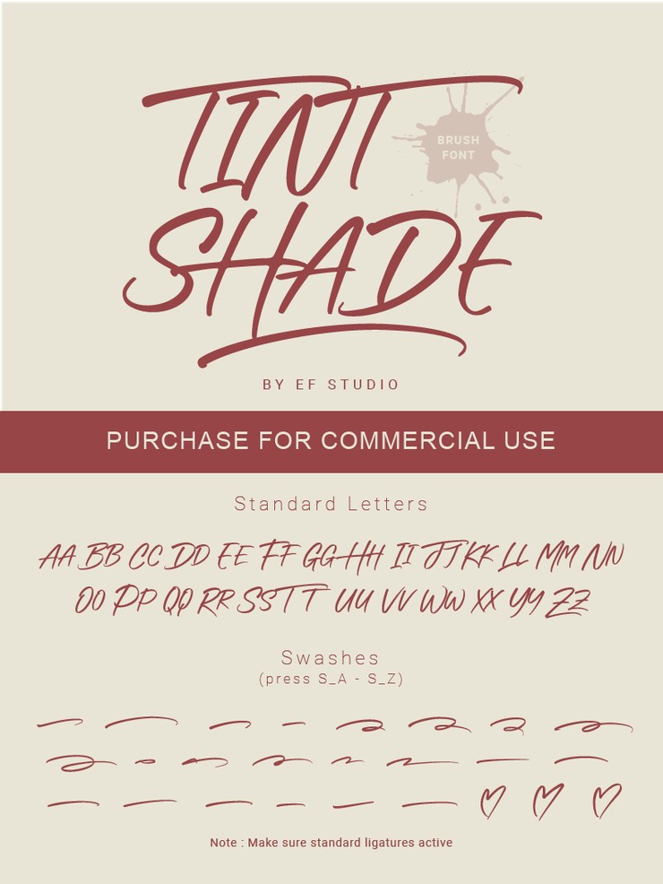 TINT SHADE字体 8