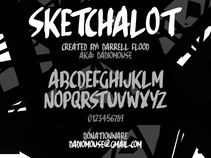 Sketchalot字体 1