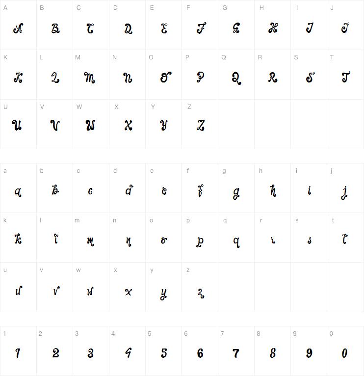 The Foughe Script字体