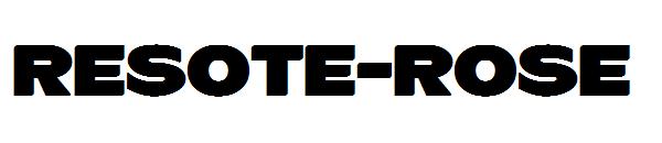 ResotE-Rose字体