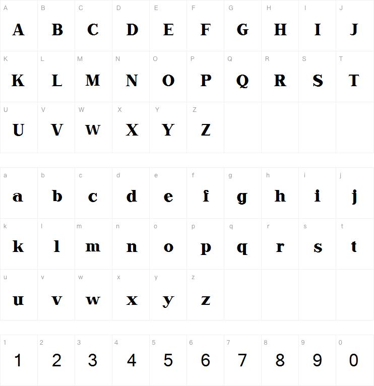 Besthia Display字体