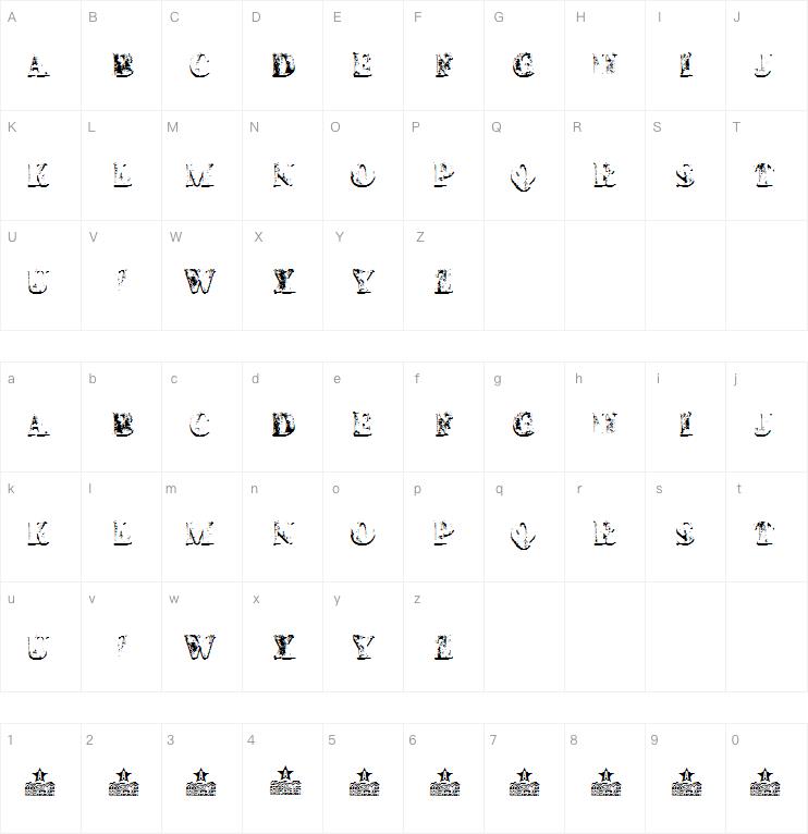 STONED字体