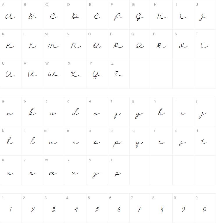 Ryan Signature字体