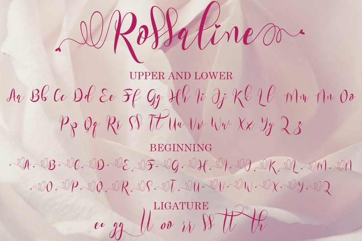 Rossaline字体 1