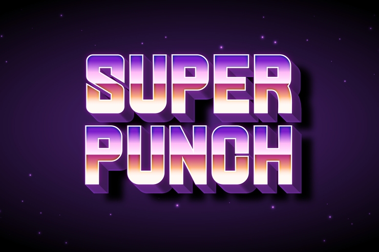 SUPER PUNCH字体 9