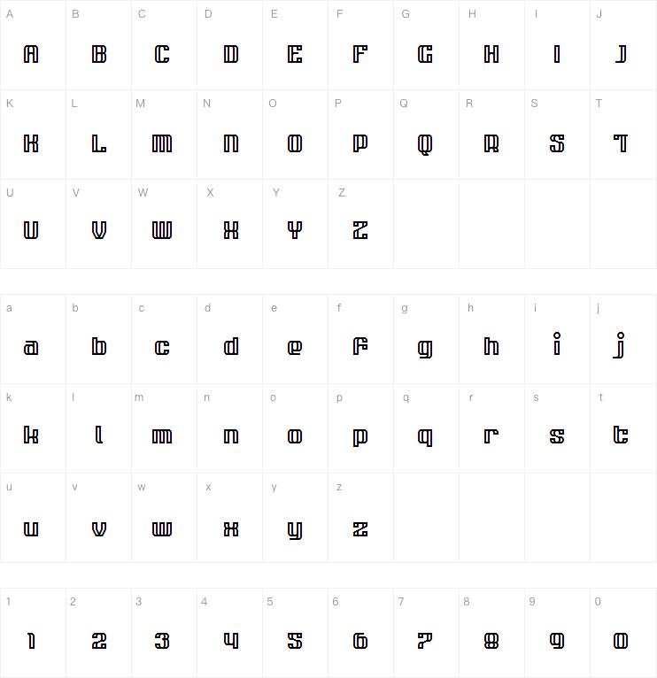 Tangereen 1 & 2字体