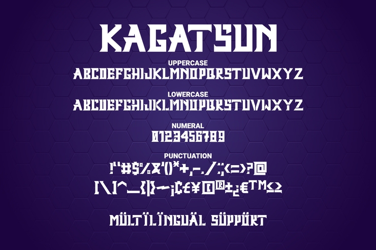 Kagatsun字体 1