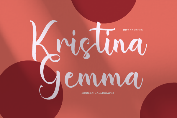 Kristina Gemma字体 1