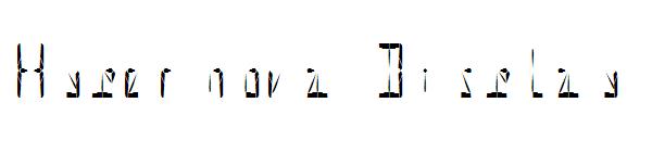 Hypernova Display字体