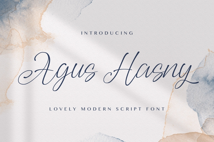 Agus Hasny字体 5