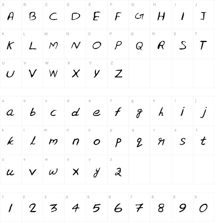 Justin\'s Script字体