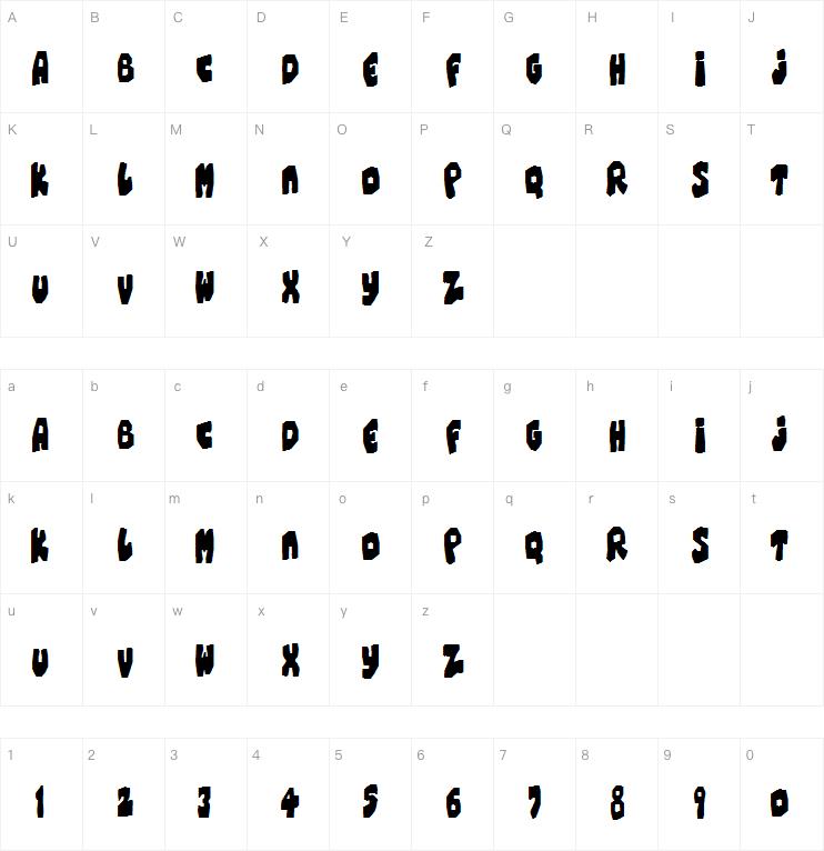 Chunky Cheese字体