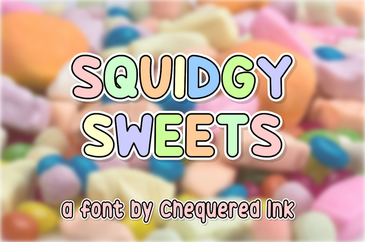 Squidgy Sweets字体 1