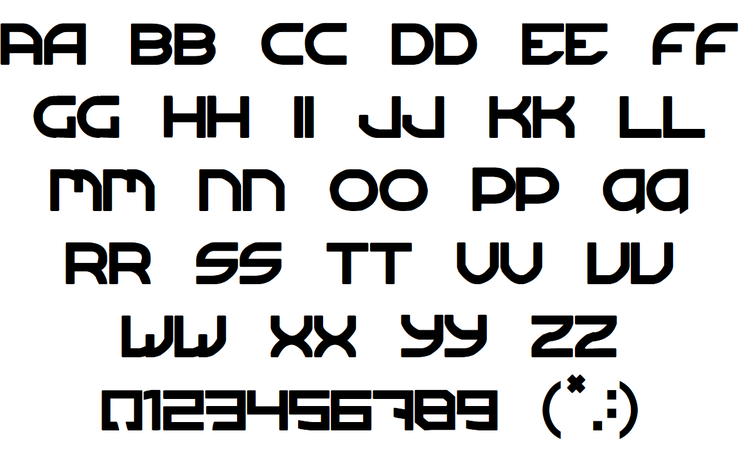 Sergeant TechnicFont 2字体 1