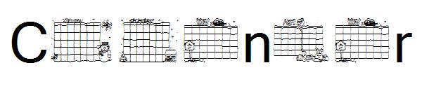 Calender字体