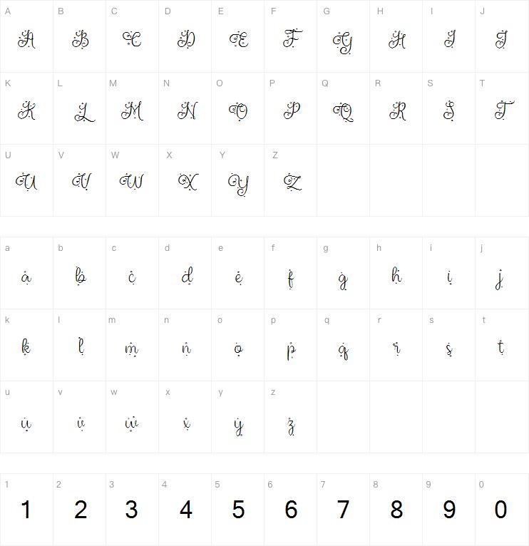 Holistya Snow字体