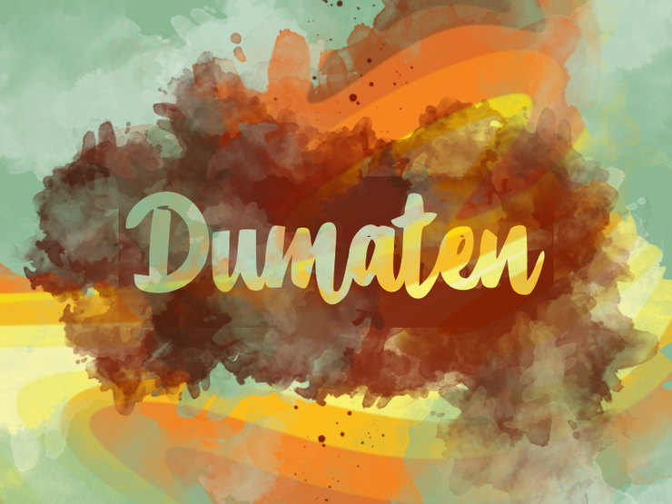 d Dumaten字体 1