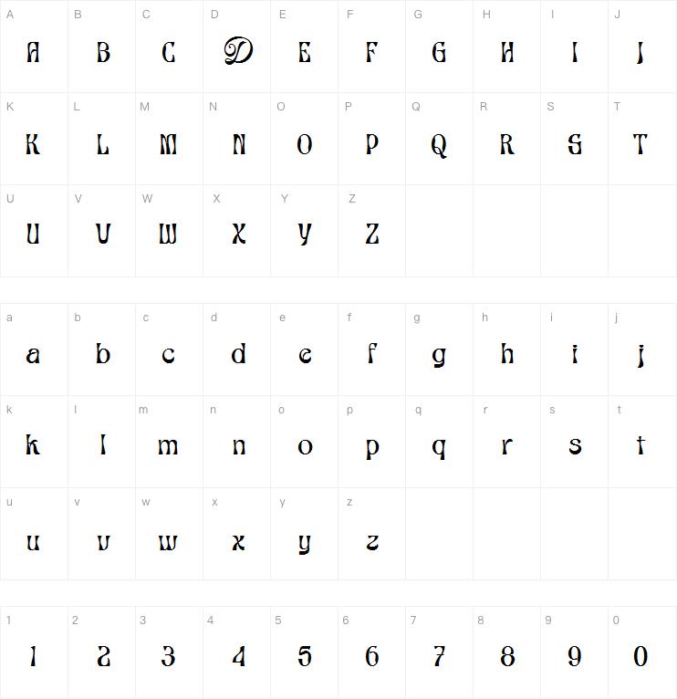 Foridust字体