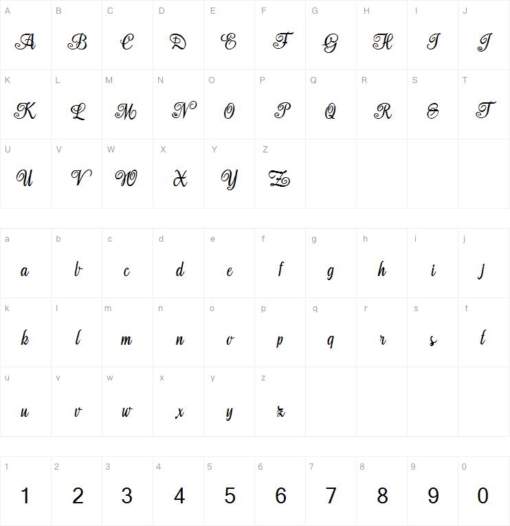 Aromabar字体