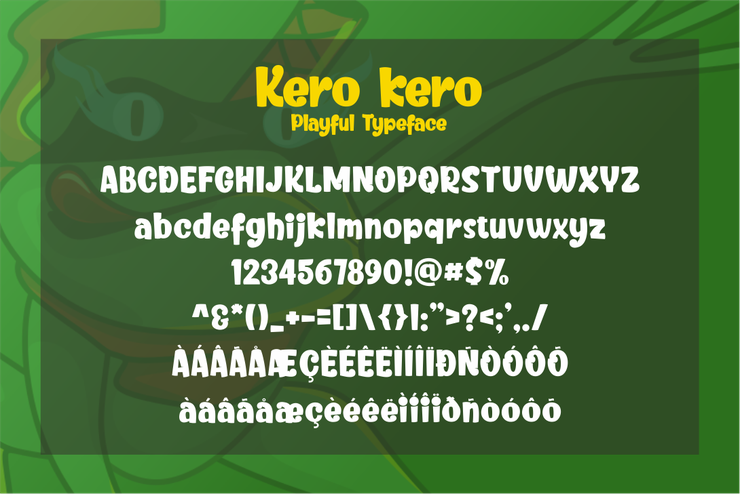 Kero kero字体 2