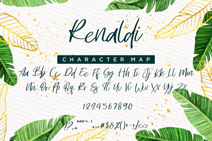 Renaldi字体 2