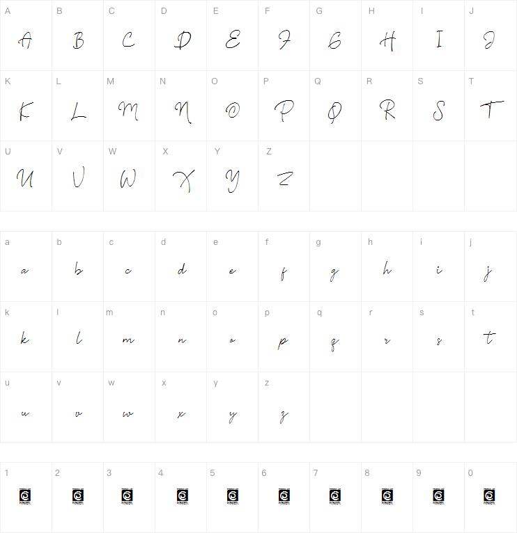 Safiar Signature字体