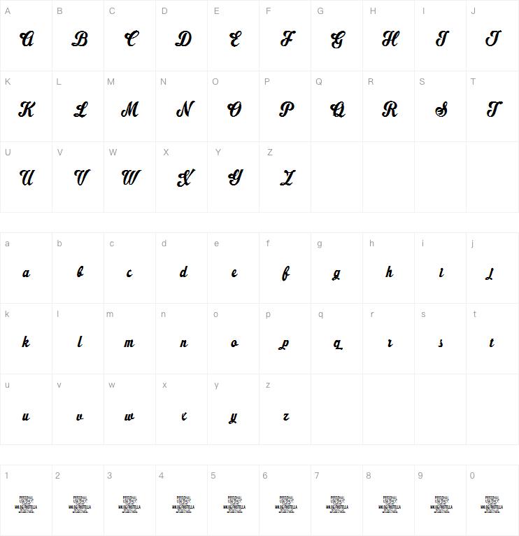 Ristella字体