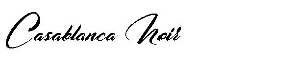 Casablanca Noir字体