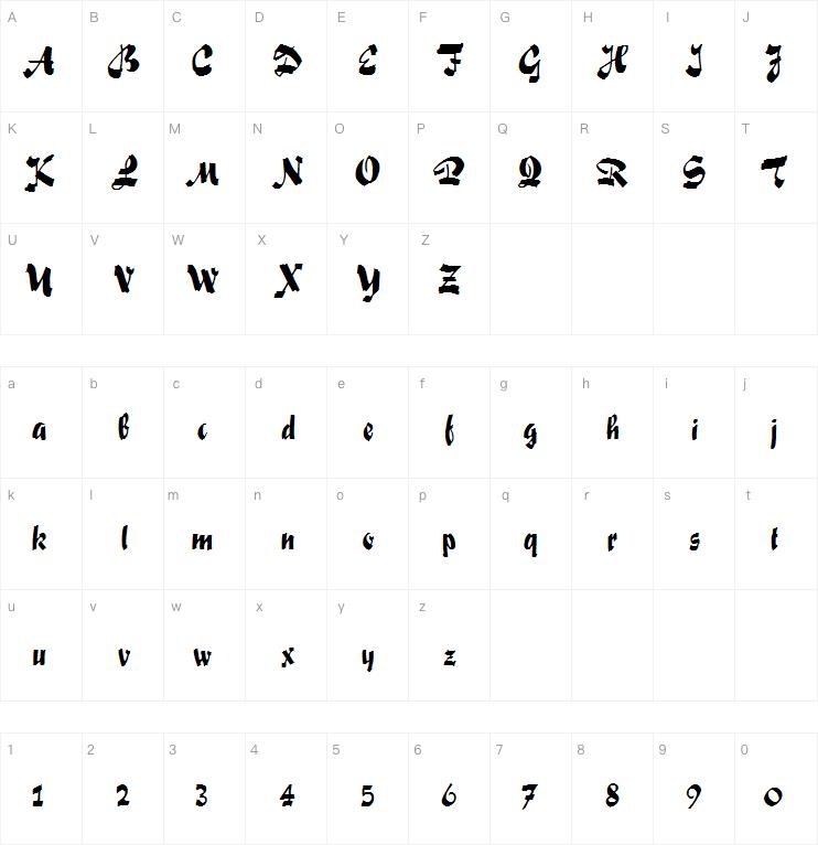 Saki Script字体