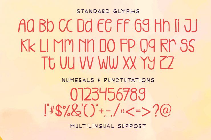 Sunflower Garden字体 3