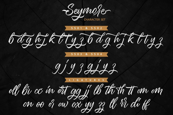 Seymore字体 8